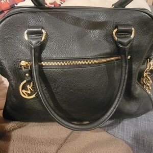 Michael Kors Black Leather Handbag